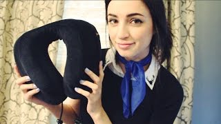 [ASMR] First Class Passenger - Flight Attendant Roleplay