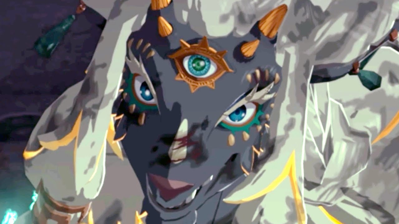 Zelda Tears Of The Kingdom - Rauru Reveals His Third Eye Power Scenes ...