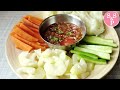 ငံပြာရည် ပန်​ထွေဖျော် fish sauce with pounded chilies burmese’s style