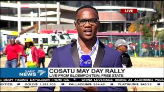 UPDATE: COSATU May Day rally Bloemfontein