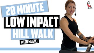 20 MINUTE LOW IMPACT HILL WALK | Treadmill Follow Along #IBXRunning