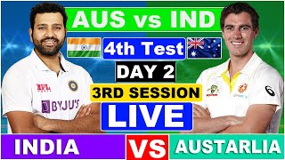 india vs Australia 4th test day 3 Live Commentary | IND vs AUS 3rd Session