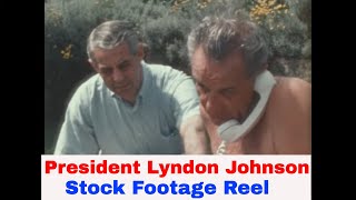 PRESIDENT LYNDON B. JOHNSON FOOTAGE REEL   LBJ   WHITE HOUSE   JFK FUNERAL  VIETNAM WAR XD65784