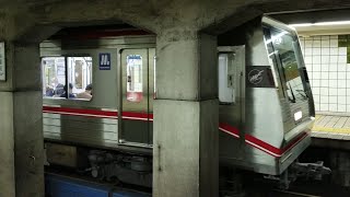 大阪メトロ御堂筋線21系(21608F)天王寺行き　御堂筋線動物園前発車