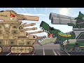 Revenge battle: Tankozila vs Patriot. Cartoons about tanks