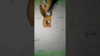 Drawing Eevee in 4 different styles part 2 #art #Pokemon #Eevee #drawing