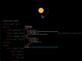 Creating Solar System | HTML | CSS | Javascript #youtubeshorts #webdesign