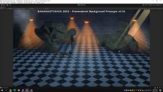 Prerendered Backgrounds project made with Unity Engine