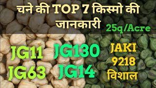 चने की 8 उन्नत एवं रोग अवरोधी किस्मे।Best Gram varieties JAKI 9218.JG74.JG63.JG11.विशाल चना.JG14