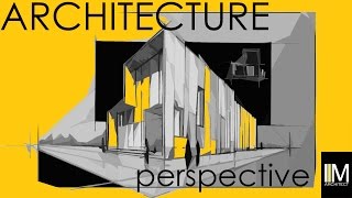 How to draw perspective  / ARCHITECTURE SKETCH