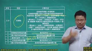 2020年一级造价工程师考试 《建设工程造价案例分析》(交通运输专业(公路)) 基础精讲班 HQ网校 王宏伟 第12讲 公路工程建设项目财务分析与评价5