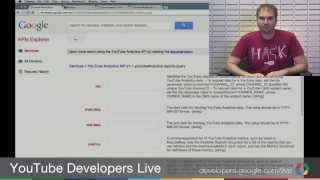 YouTube Developers Live: Troubleshooting the YouTube Analytics API