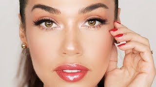 Chatty GRWM - Quitting Youtube?? | Natural Full Coverage Glam Makeup