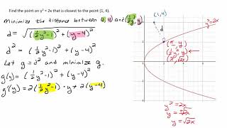 Minimize Distance Using Optimization