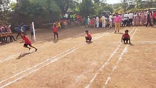 बीट स्तरीय खो-खो स्पर्धा लहान गट सेमी फायनल Mandrup VS Antroli (1st Half)#khokho #kho