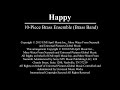 Happy (Pharrell Williams) - 10 Piece Brass Ensemble