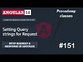 #151 Sending Query String with Request | Angular HTTP Client | A Complete Angular Course