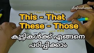 How to teach this-that-these-those to kids//ShafnaShameer-youtube Vlogger