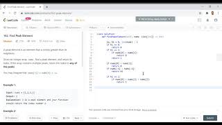 LeetCode 162: Find Peak Element: Python Medium