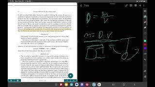 مدارسة كتاب المبادئ الرياضية للفلسفة الطبيعية 0.1 تعريفات أساسية.