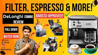 Perfect Coffee at Home! DeLonghi Espresso Review! | Delonghi BCO430BM | Combo | From Filter to Froth