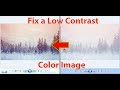 How to Fix a Low-Contrast Color Image using Histogram Equalization in Python