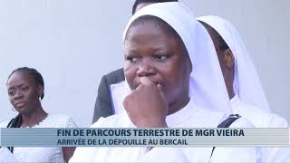 Arrivée de la dépouille de Mgr Paul Viera à Cotonou