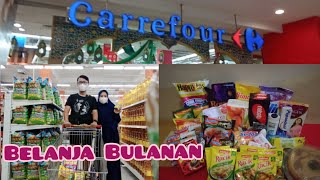 BELANJA BULANAN APRIL || DI CARREFOUR BG JUNCTION