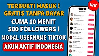 CARA MENAMBAH FOLLOWERS TIKTOK GRATIS - CARA CEPAT MEMPERBANYAK FOLLOWERS TIKTOK GRATIS PERMANEN