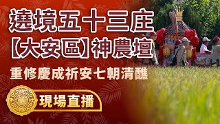 【遶境五十三庄-大安區神農壇－PART.2東安里】歲次甲辰年大甲鎮瀾宮重修慶成祈安七朝清醮 #大甲媽 #大甲鎮瀾宮  #大安區 #神農壇