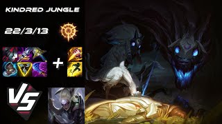 JUNGLE Kindred vs Diana - NA Challenger Patch 14.22