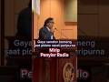 Senator komeng pidato mirip penyiar radio Rapat Paripurna #shorts #shortvideo #vlog #rockygerung