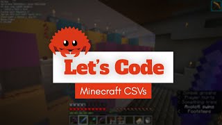 Merging Minecraft Litematica CSVs with Rust and the csv crate | Rustlang Let's Code