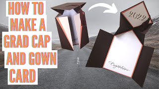 How to Make a Grad Cap and Gown Card