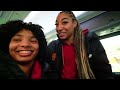 exclusive behind the scenes usc women s basketball shocks indiana in sold out arena