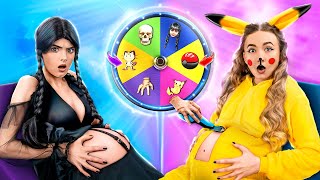Wednesday Addams Are Pregnant! Wednesday Addams and Enid Have Children!  Funny Stories!