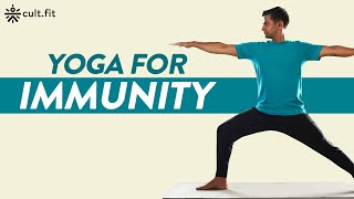 Yoga for Immunity | Immunity Boosting Yoga | Yoga Poses At Home | Yoga For Beginners | CultFit