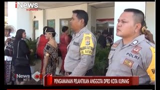 iNews NTT - Polisi Jaga Ketat Proses Pelantikan Anggota DPRD Kota Kupang