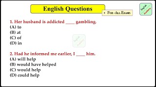 English Mix Questions set-20 for- All Exams #englishacademybydeepakkr.