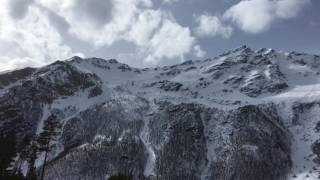 Лавина в Приэльбрусье. Гора Чегет 3.03. 2017. (Осторожно, мат)