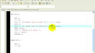 CS 161 - Scope