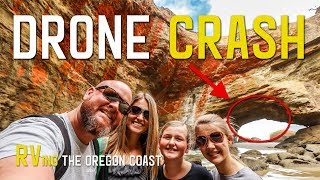 WHALES & RAINBOWS | OREGON COAST LIGHTHOUSE | DRONE CRASH  | RV TRAVEL DAY STOPS S3 || Ep33