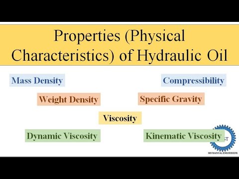 Which is the property of good hydraulic oil?