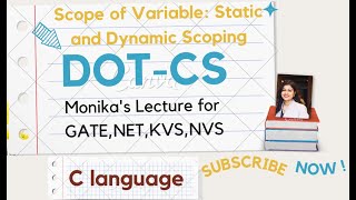 Part - 2 Scope of Variable Static and Dynamic scoping