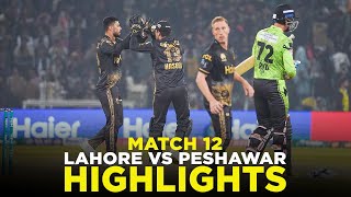 Full Highlights | Lahore Qalandars vs Peshawar Zalmi | Match 12 | HBL PSL 9 | M2A1A