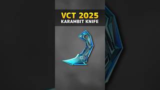 New VCT 2025 Karambit Knife Skin in Valorant - (VCT 2025 Season Capsule)