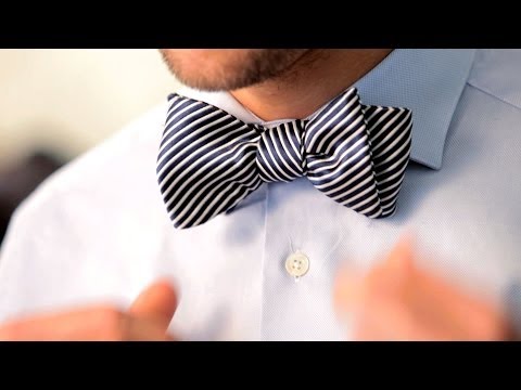 How to Tie a Bow Tie | Men's Fashion How to Tie a Bow Tie | Men's Fashion