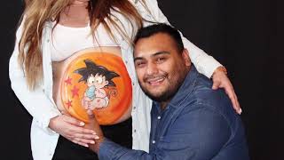 Pintura Pancita Embarazada Goku Dragon Ball