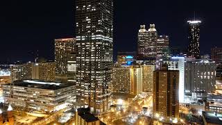 Atlanta Downtown Night - 4K Timelapse