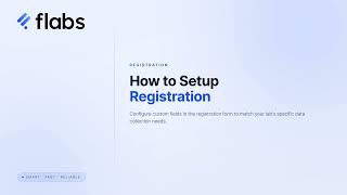 How to Setup Patient Registration Page | Customize Registration Fields for Your Lab | Flabs LIMS